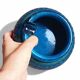 Bitossi Large Ashtray by Aldo Londi, Rimini Blu Ceramic, Italy, 1960s