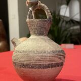 2 small pitchers in antique terracotta