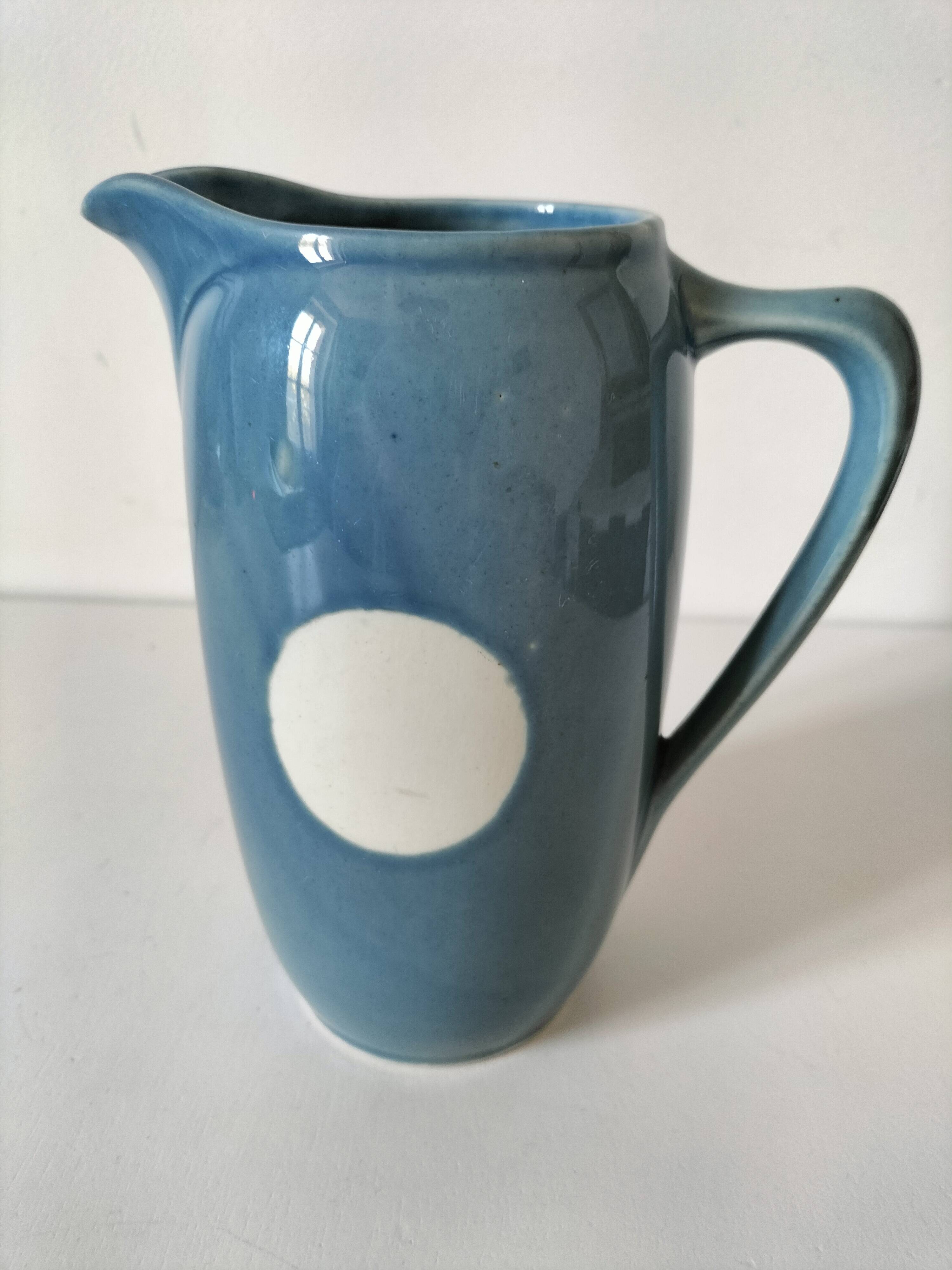 Pichet Denbac 326-2 – Art Deco stoneware with geometric reserve from the 1920s-30s