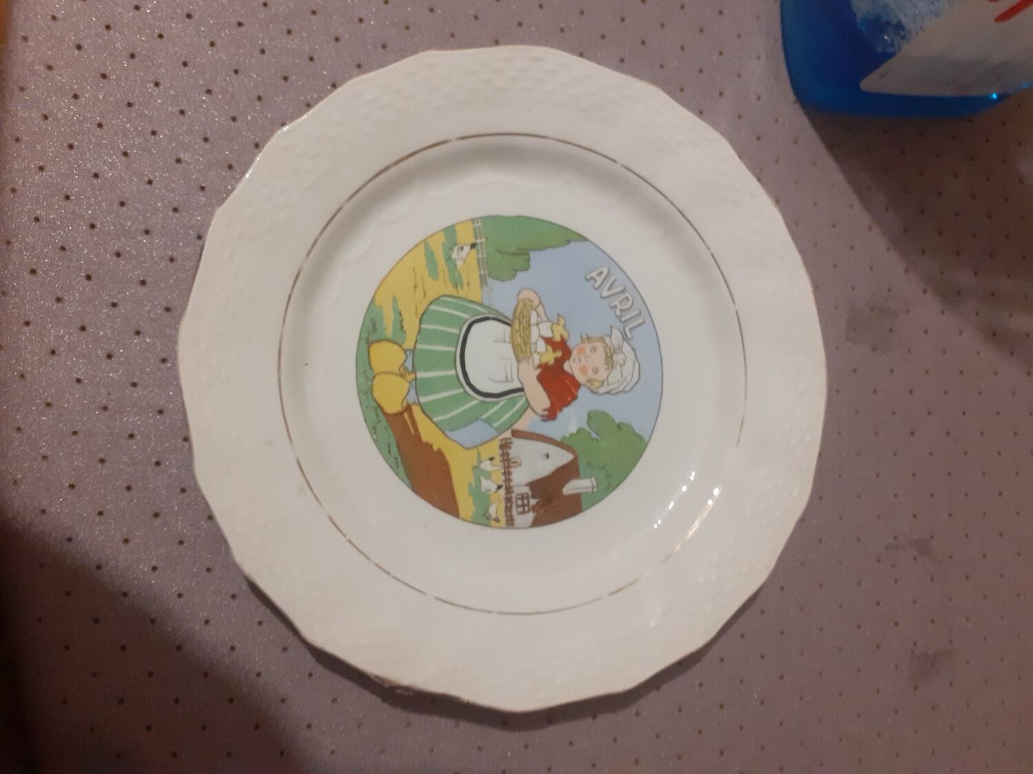 Plate April orchies mill of wolves and Hamage France.