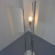 Arianna Floor Lamp in Marble and Handblown Glass by Bruno Gecchelin for Oluce, Italy, 1970s