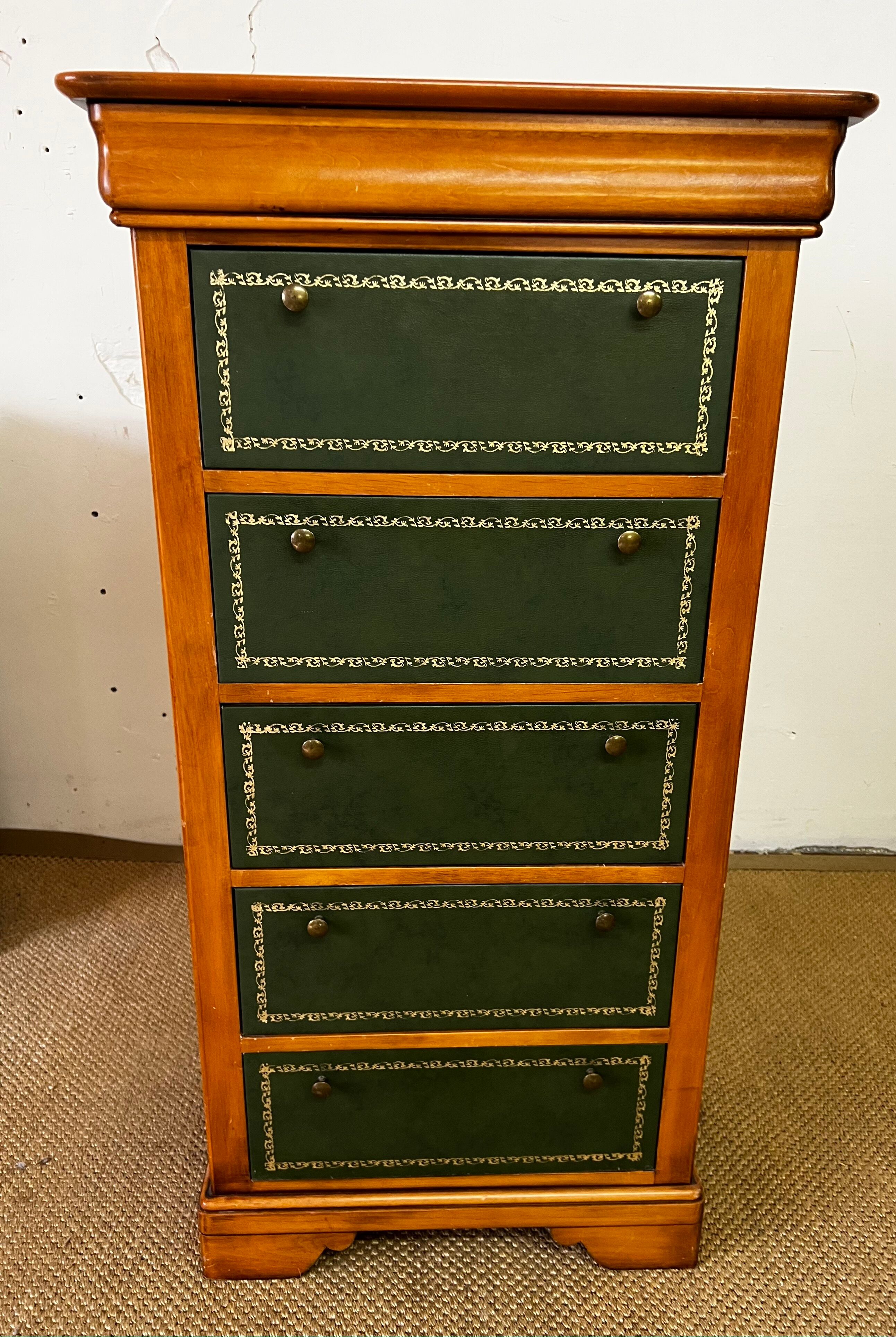 Notary furniture Louis Philippe style cherry wood