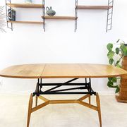 2-in-1 liftable table "smørrebrød", 1960