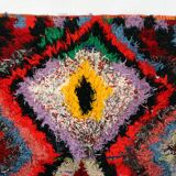 Rug in knots runner corridor Boucharouit - 90x230cm