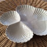 Plat en porcelaine blanche