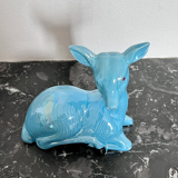 Biche en céramique vintage années 70