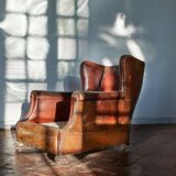 20th century Chesterfield armchairs with wings