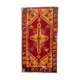 Turkish oushak rug 140x77 cm vintage carpet