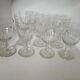 Lot de 10 verre à facettes à vin ou à eau