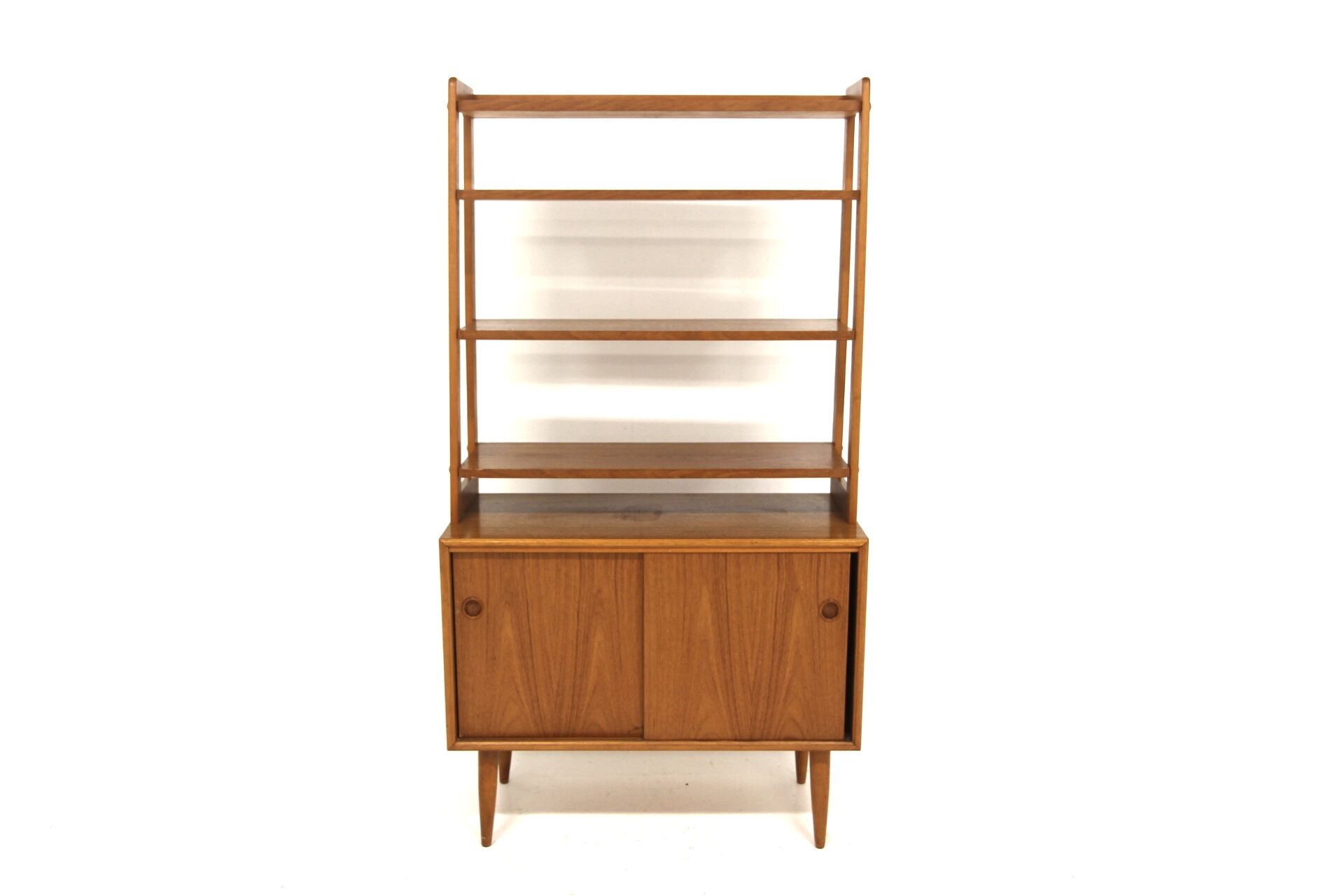 Bibliothèque scandinave en teck, Suède, 1960