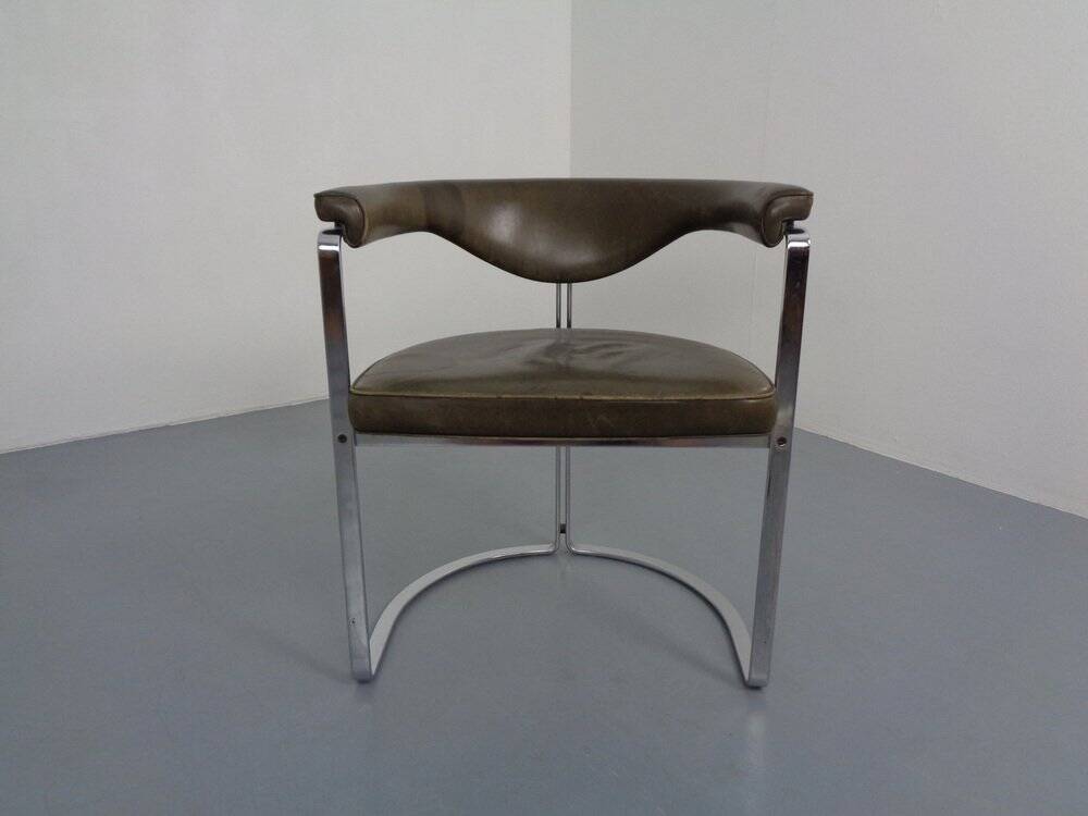 Mocdl 6911 Armchair in Leather by Horst Brüning for Kill International, 1968