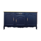 Old sideboard revamped in midnight blue