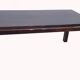 Table à manger italienne en cuir de chèvre par Aldo Tura, années 1970