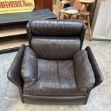 80s leather living room set