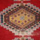 Tapis vintage fait main Boukhara ouzbek 128cm x 199cm (années 1960)