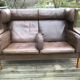 Borge Mogensen 2-seater leather sofa 2192