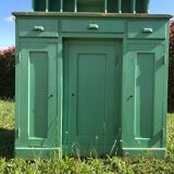 Meuble de métier vert