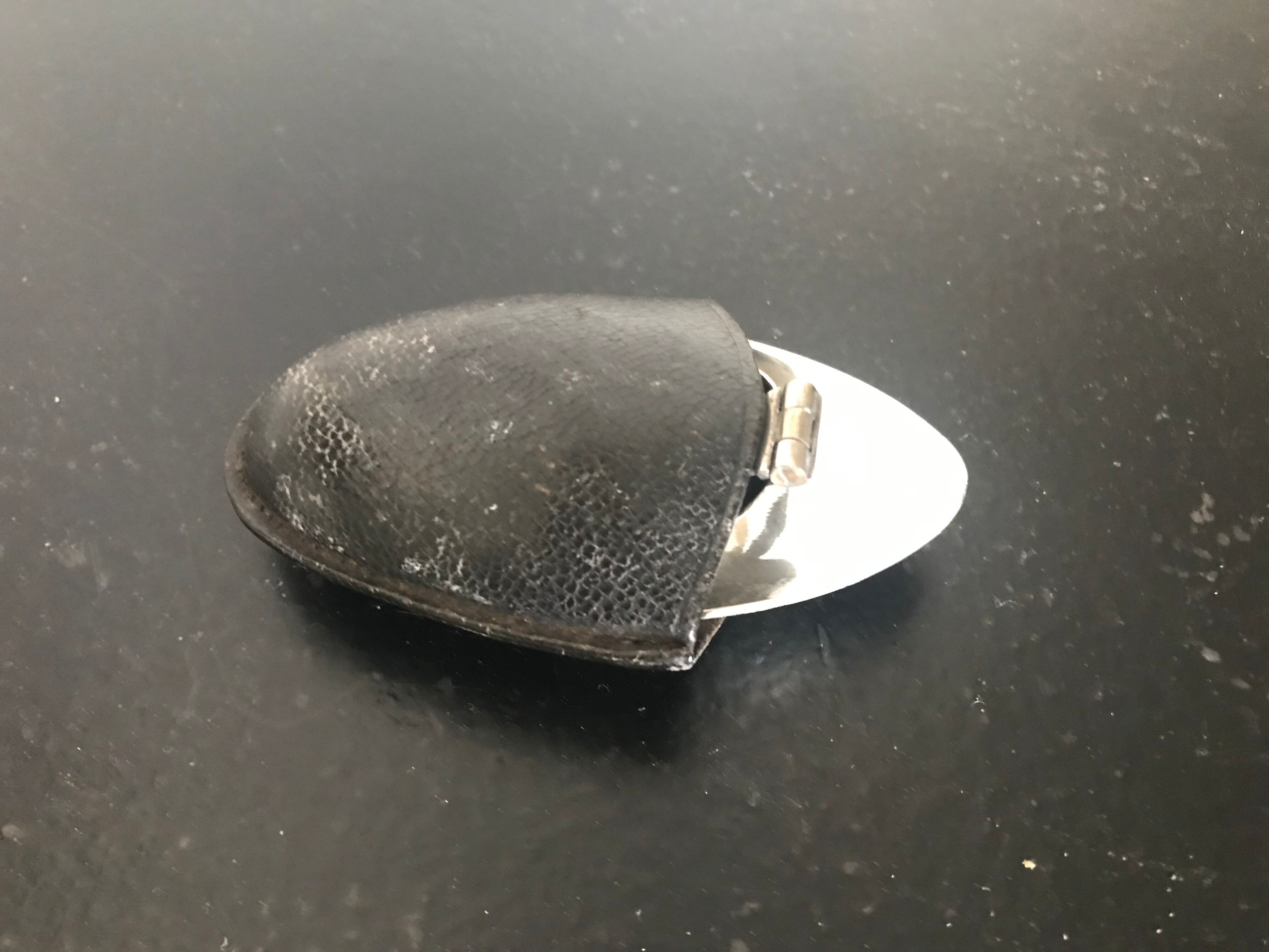 Double Travel Spoon Silver Metal