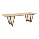 1950s coffee table, walnut, V-shaped legs, restored