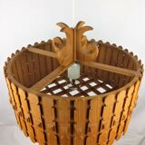 Scandinavian vintage pine suspension 1960