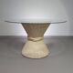 Retro Vintage Sheaf Of Wheat Bamboe dining table By Mcguire America Wide 122 Height 72 cm