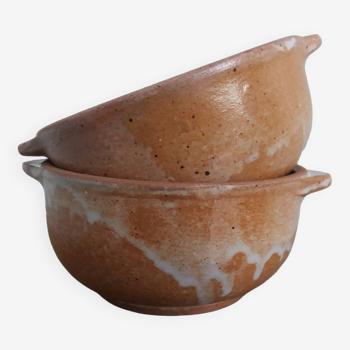 Stoneware ear bowls
