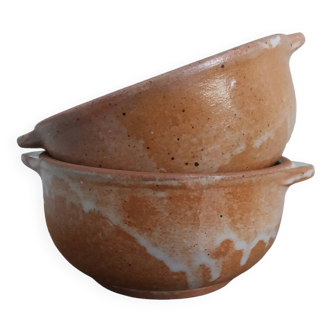 Stoneware ear bowls