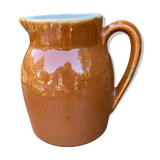 Small pitcher with brown water