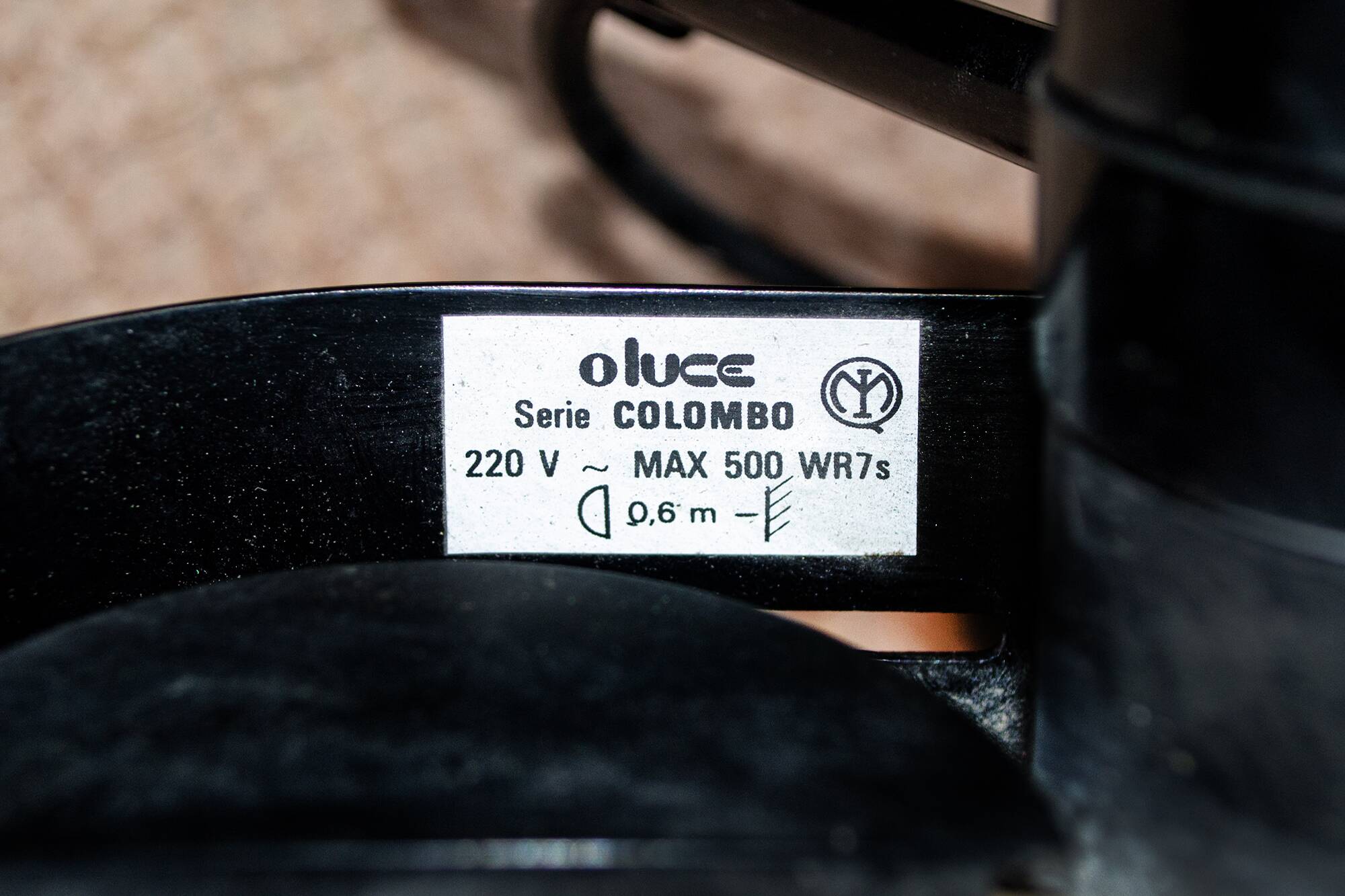 Colombo Lamp 761 by Joe Colombo for Oluce, Italy, 1972