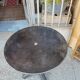 Round garden table