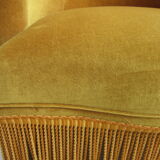 Pair of armchairs velvet Toad