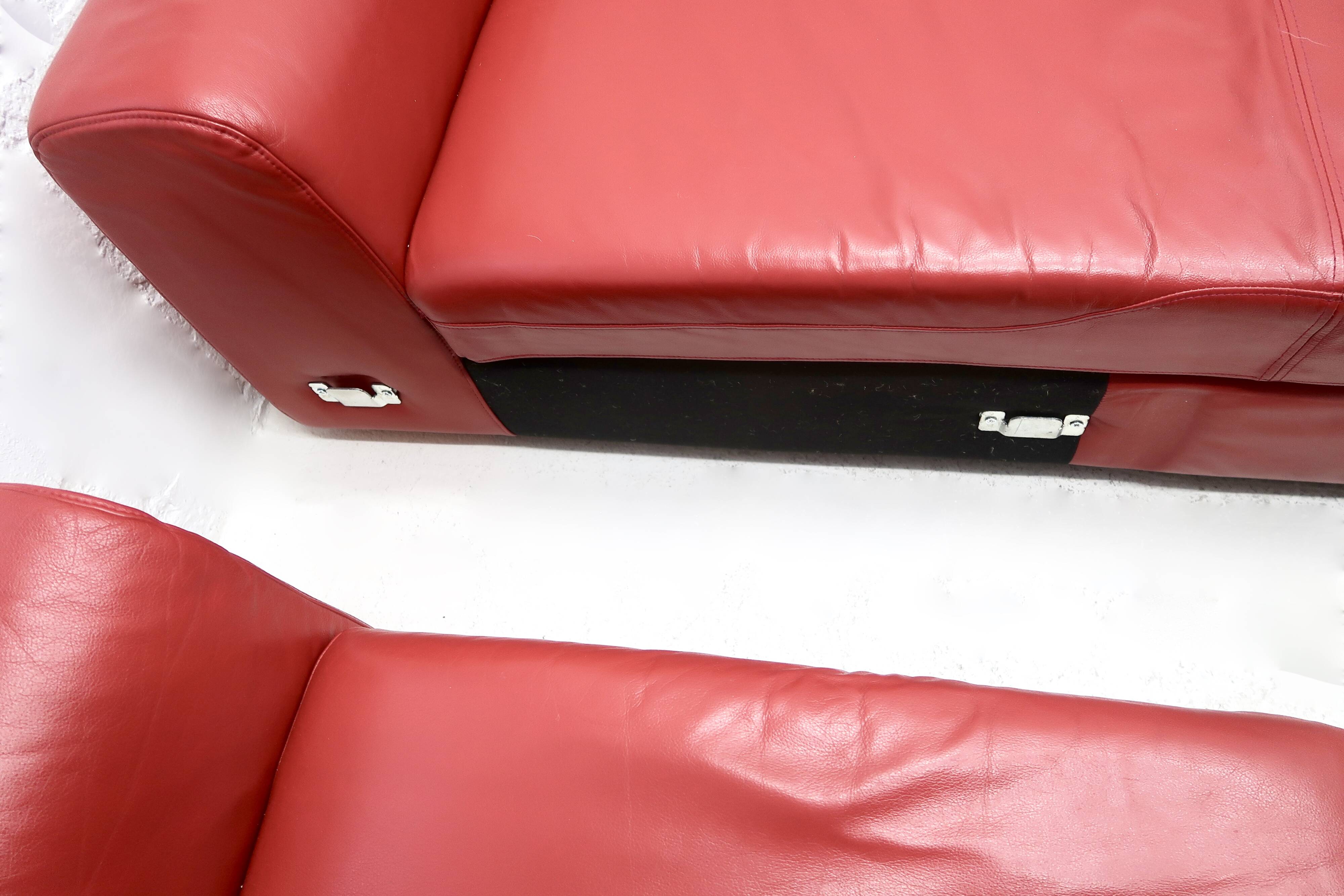 Ewald Schillig leather sofa, 2000s