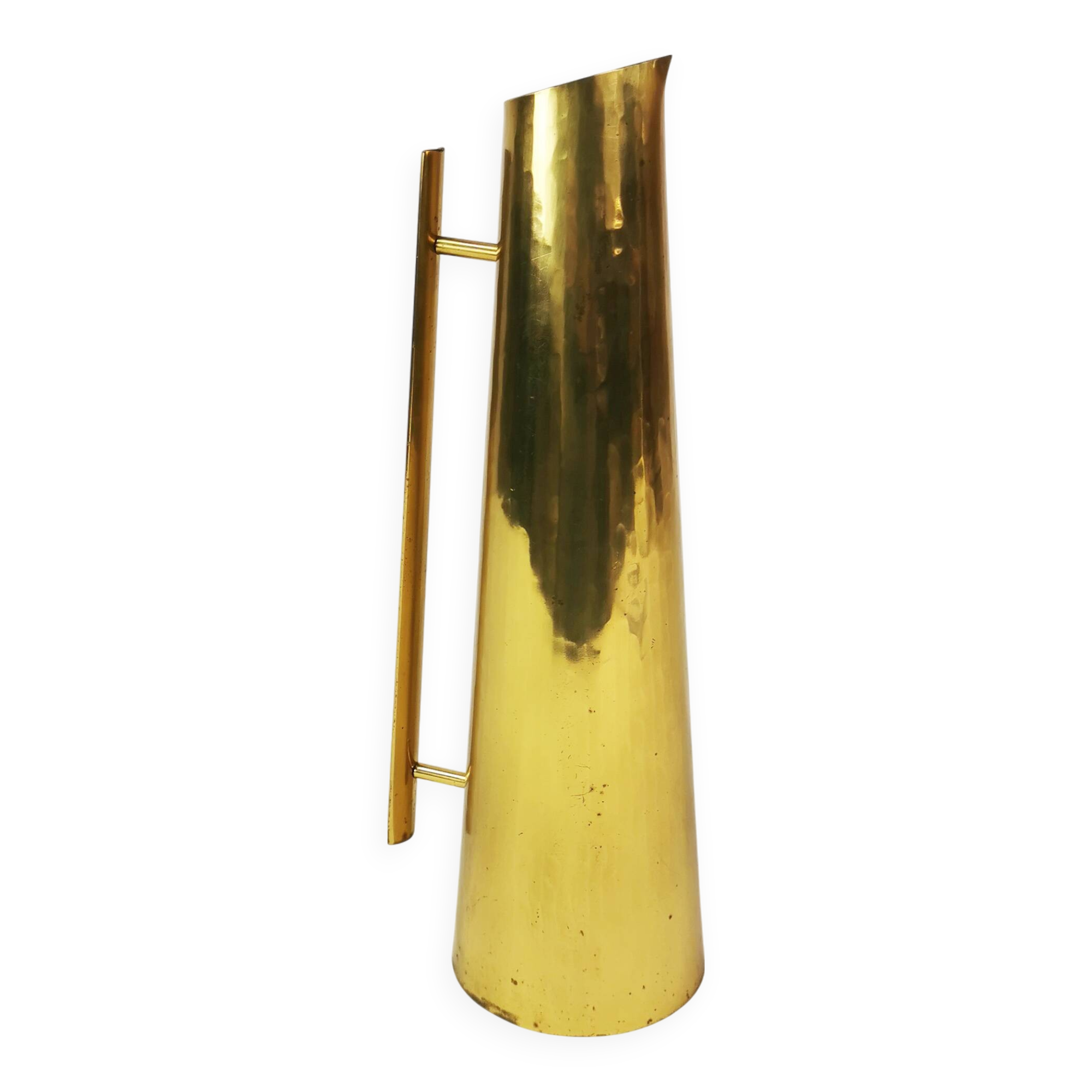 Modernist brass watering jug, Germany, 1960s.