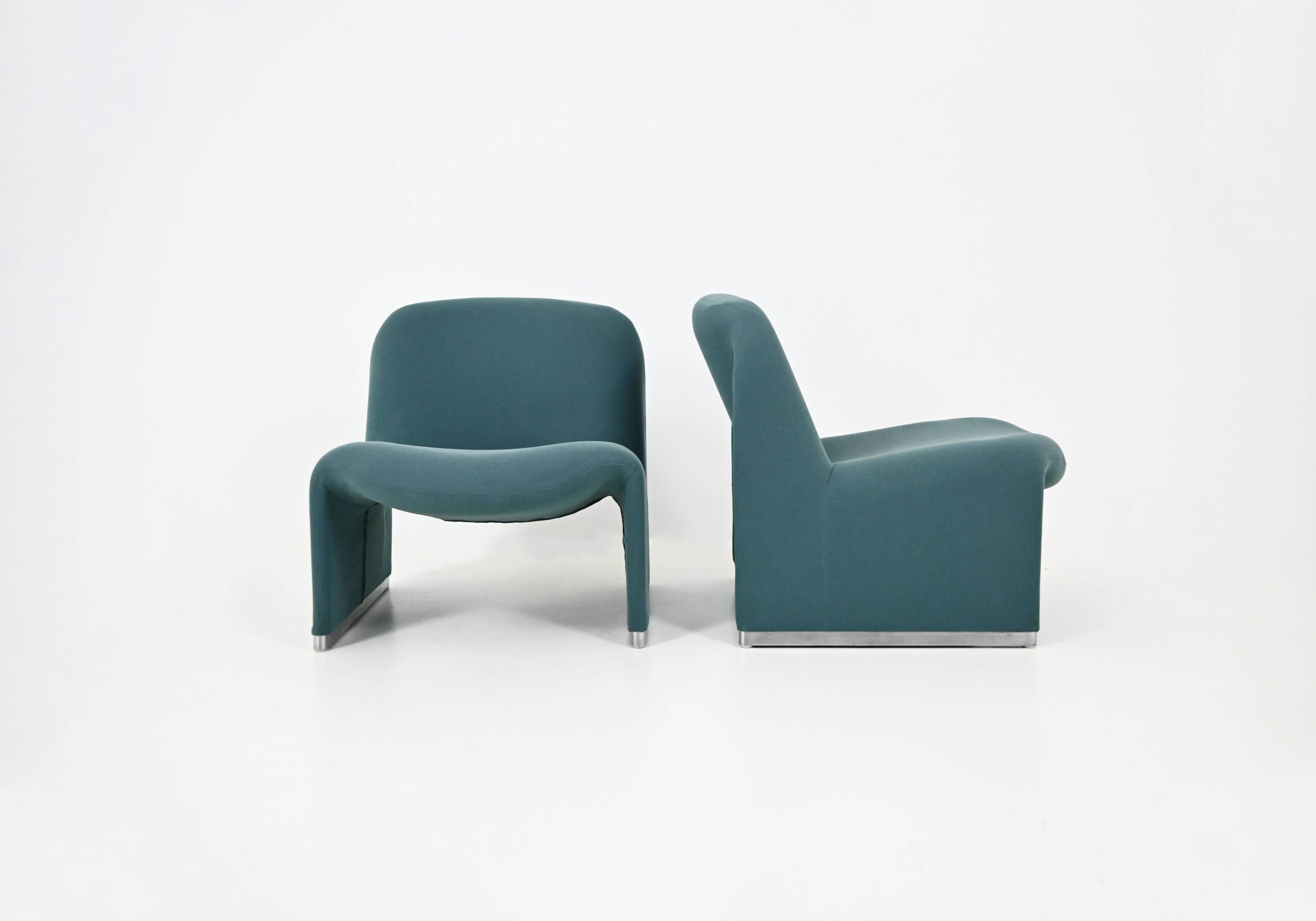 Pair of "Alky" armchairs by Giancarlo Piretti for Anonima Castelli, year