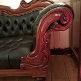 19th century Indo English Chesterfield sofa