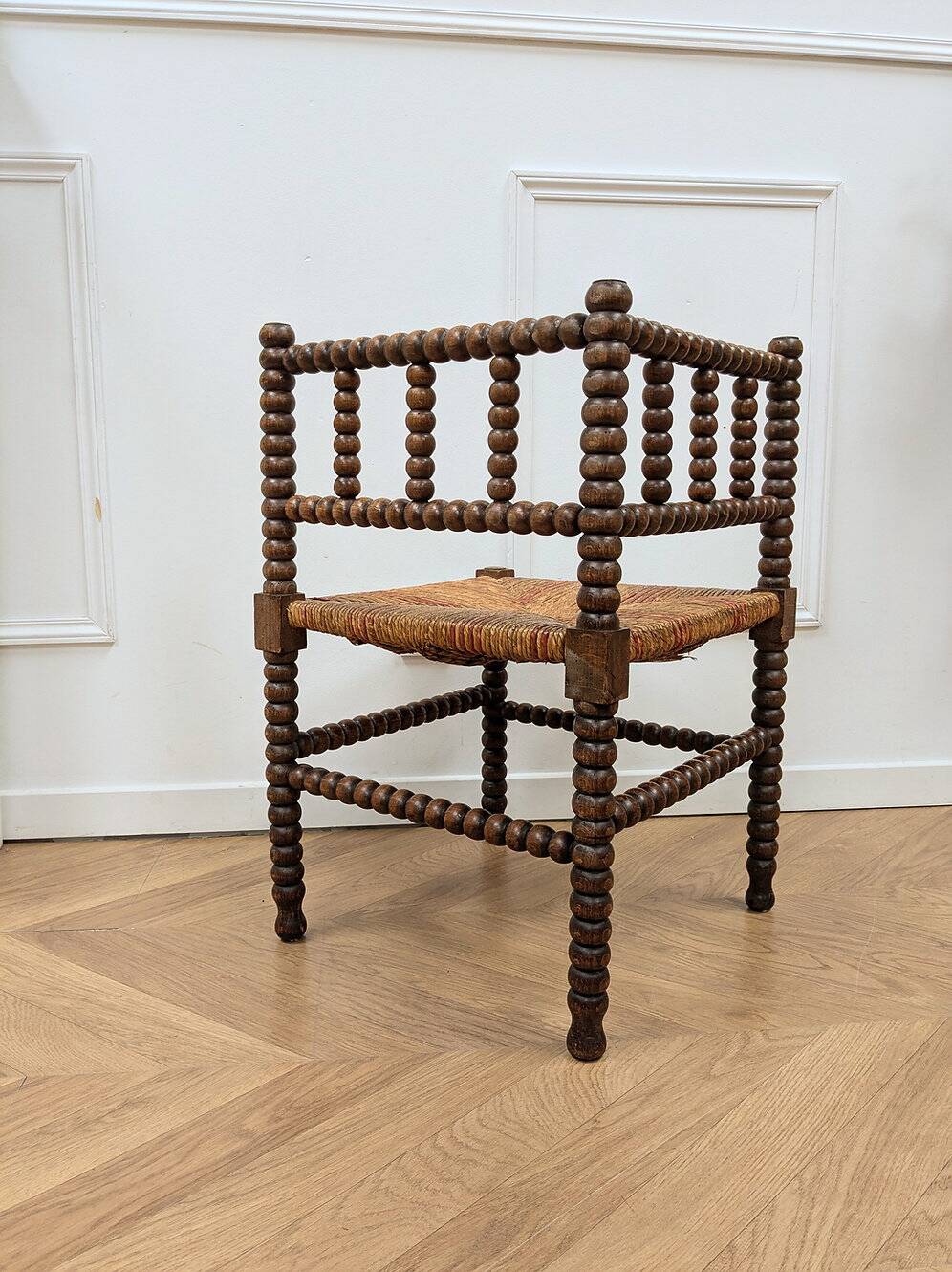 Rustic oak chair