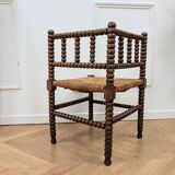 Chaise en chêne rustique