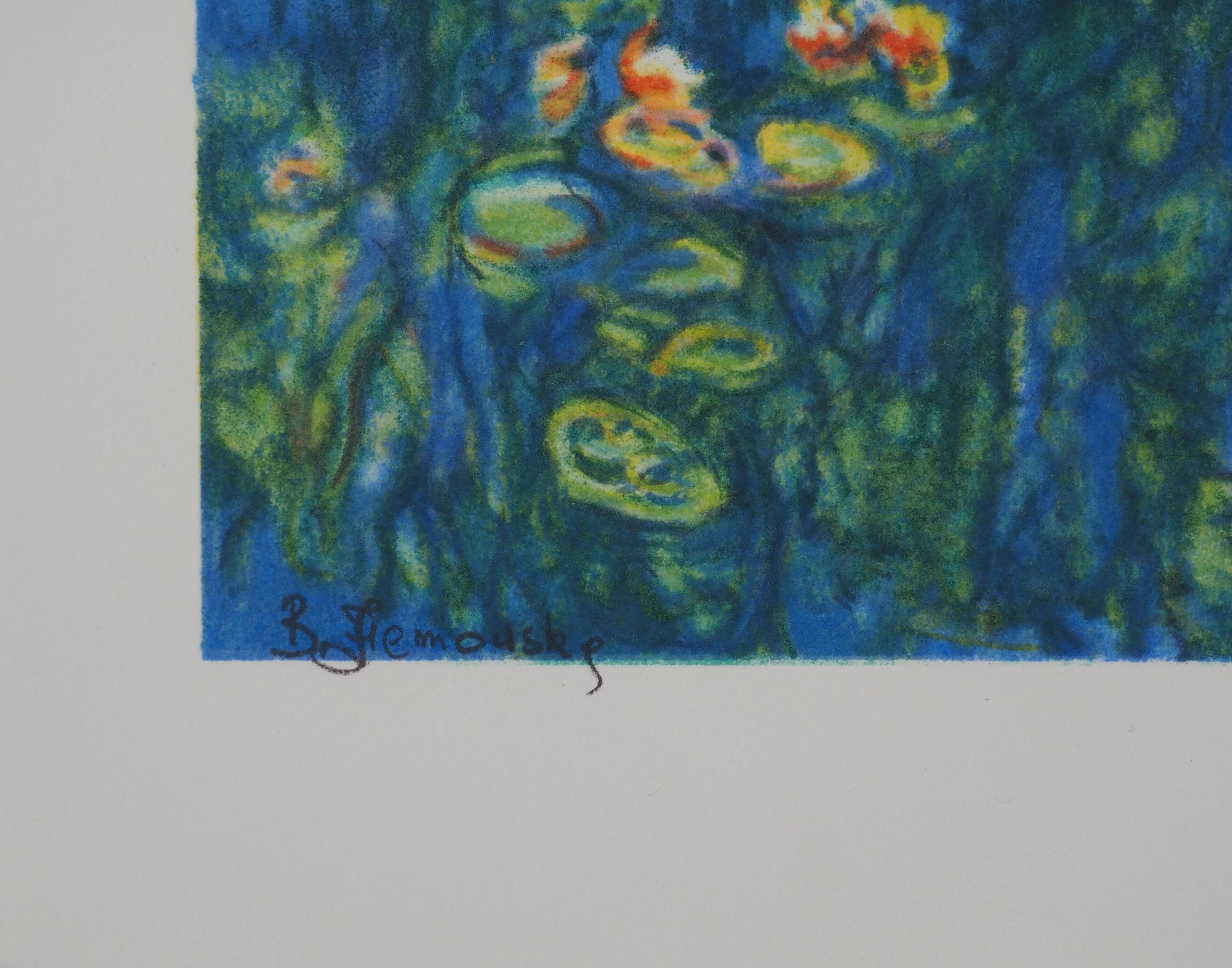 Claude Monet: Water Lilies, signed lithograph