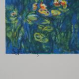 Claude Monet: Water Lilies, signed lithograph