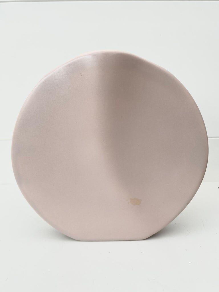 Set of Two Pink Post Modern Vases by Dorothe van Agthoven for Flora Keramiek