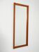 Miroir en teck scandinave des années 1960