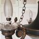 Lustre style empire 6 feux