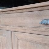 19th-century solid oak Parisian buffet