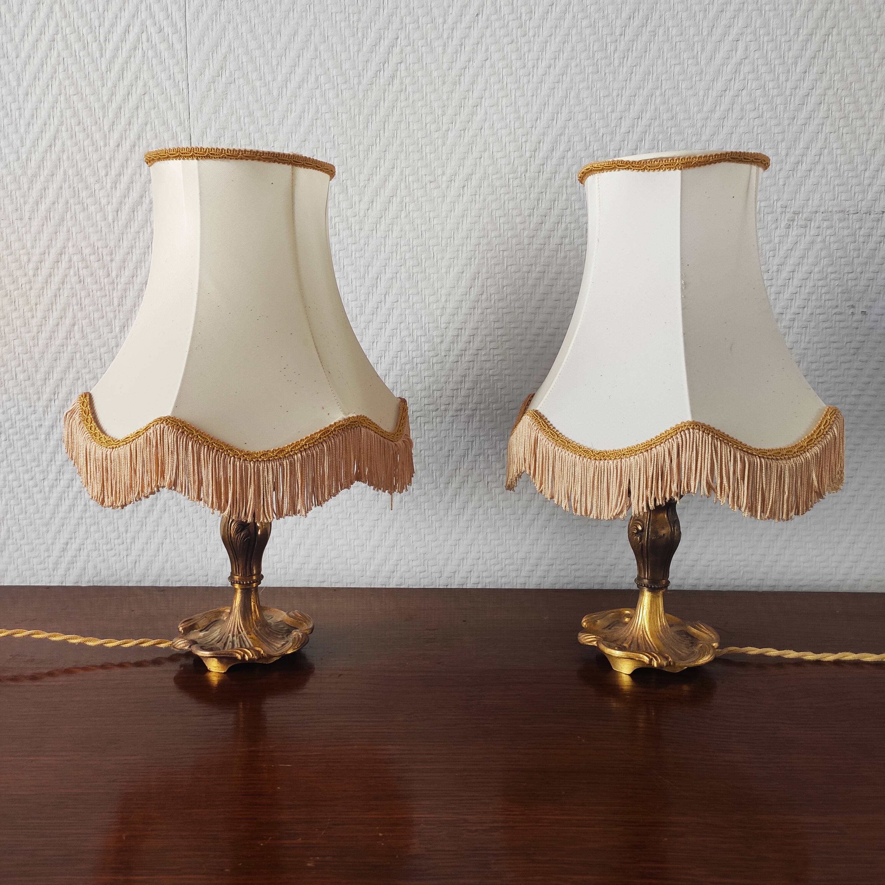 Pair of old lamps