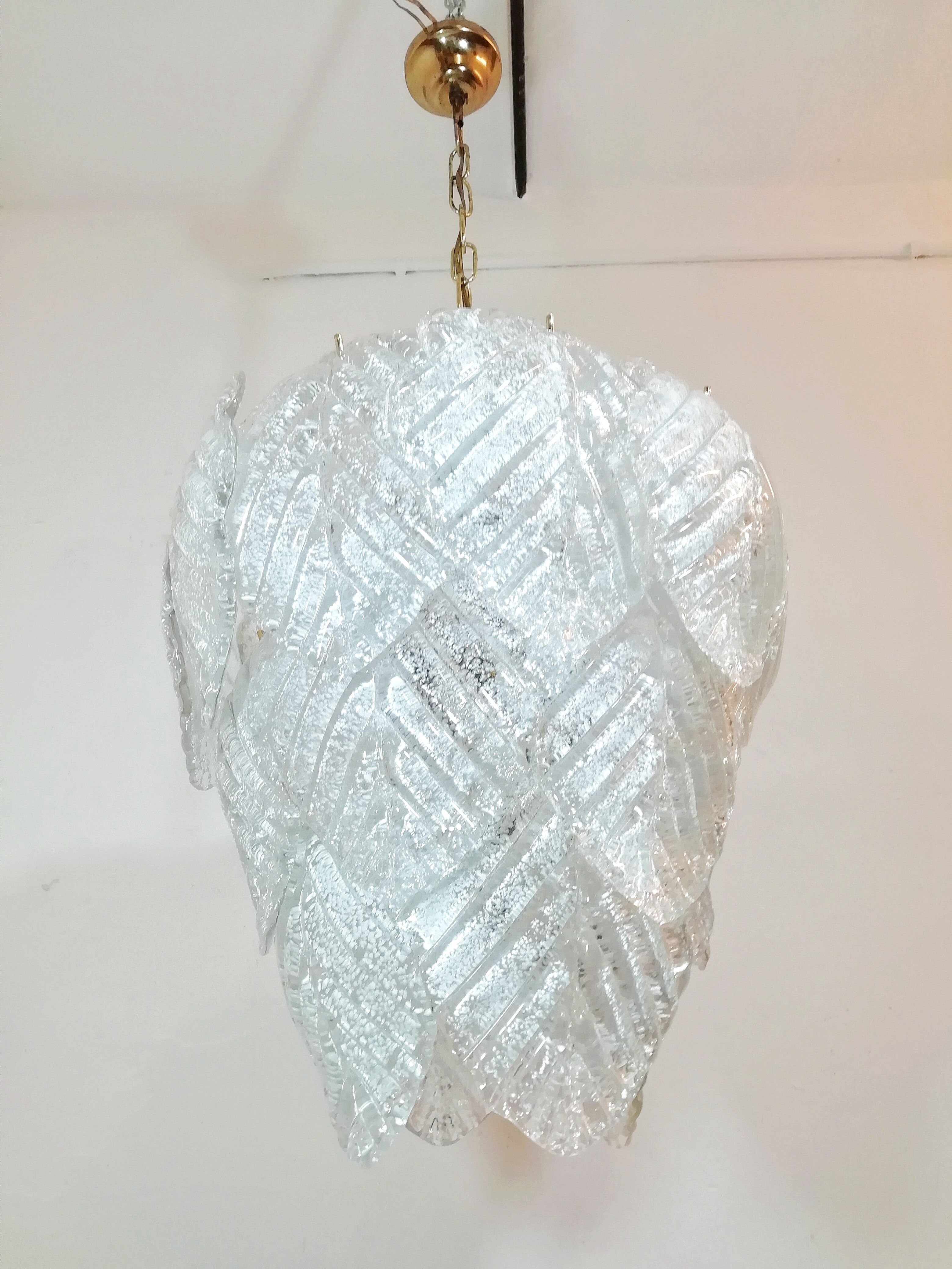 Murano Mazzega ceiling lamp