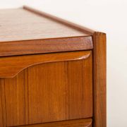 Danish mid-century teak chest of drawers by Genega Mobler, 1960s