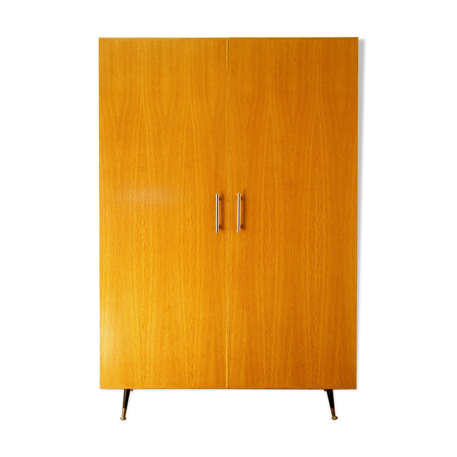 Modernist gilded oak cabinet circa 1960
