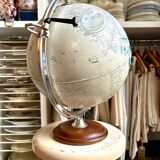 World map, Tecnodidattica illuminated globe with magnifying glass