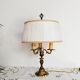 Bouillotte lamp in gilded brass, Empire style, 3 lights