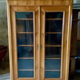 Louis Philippe bookcase in cherry wood.